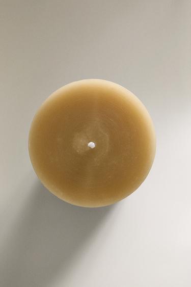 BOUGIE DÉCORATIVE CYLINDRIQUE - Crème de Zara - Image 4