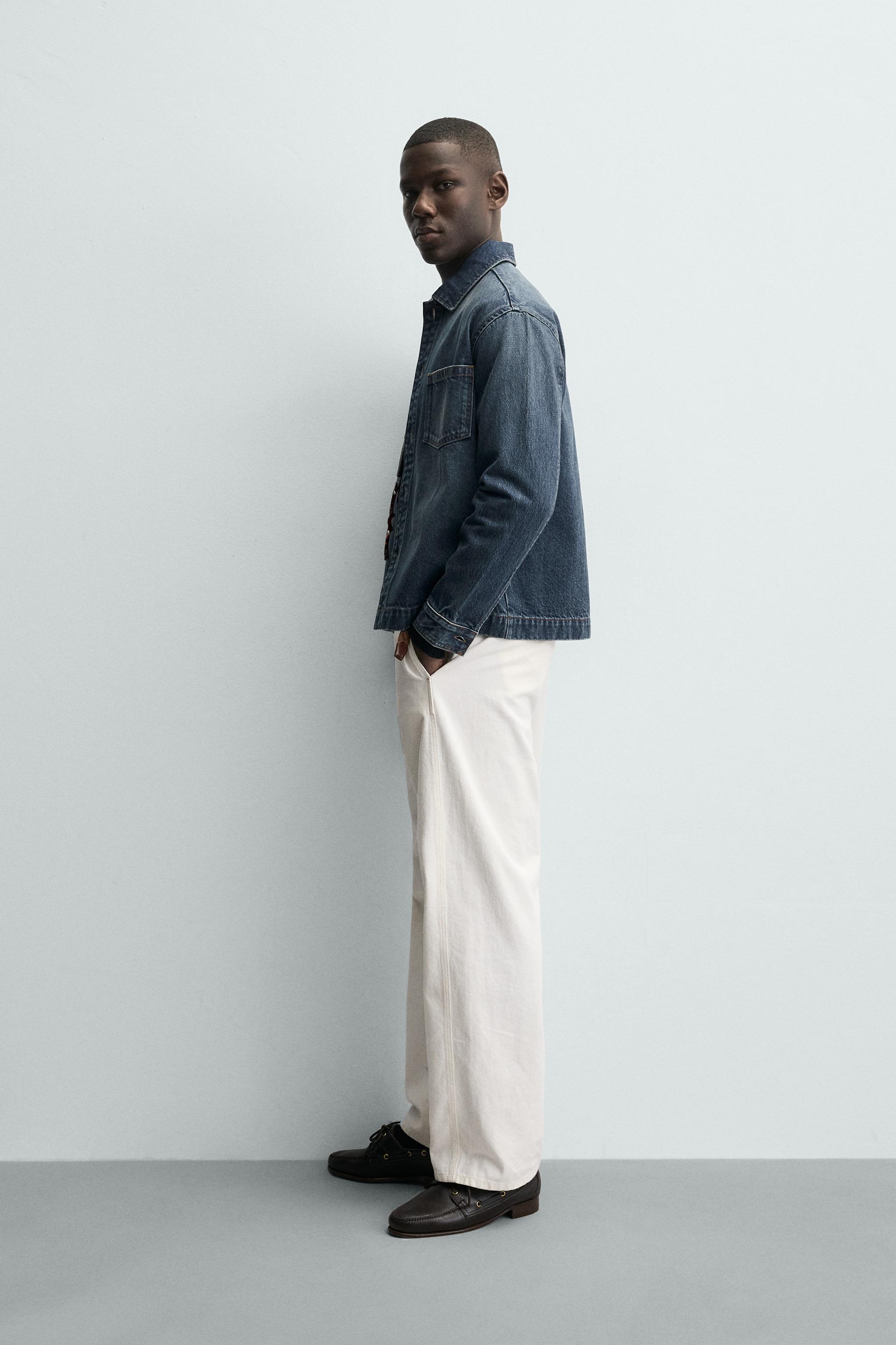 CHEMISE EN DENIM DÉLAVÉ