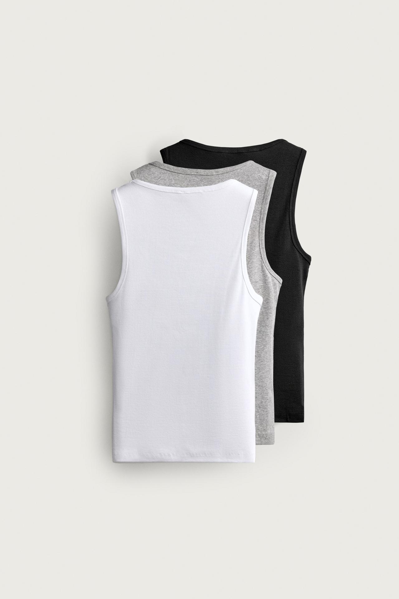 3-PACK BASIC TANK TOPS — various