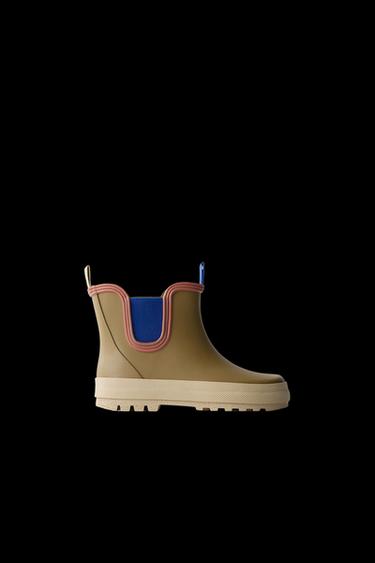 ELASTIC WELLIES - Khaki Green by Zara - Image 0