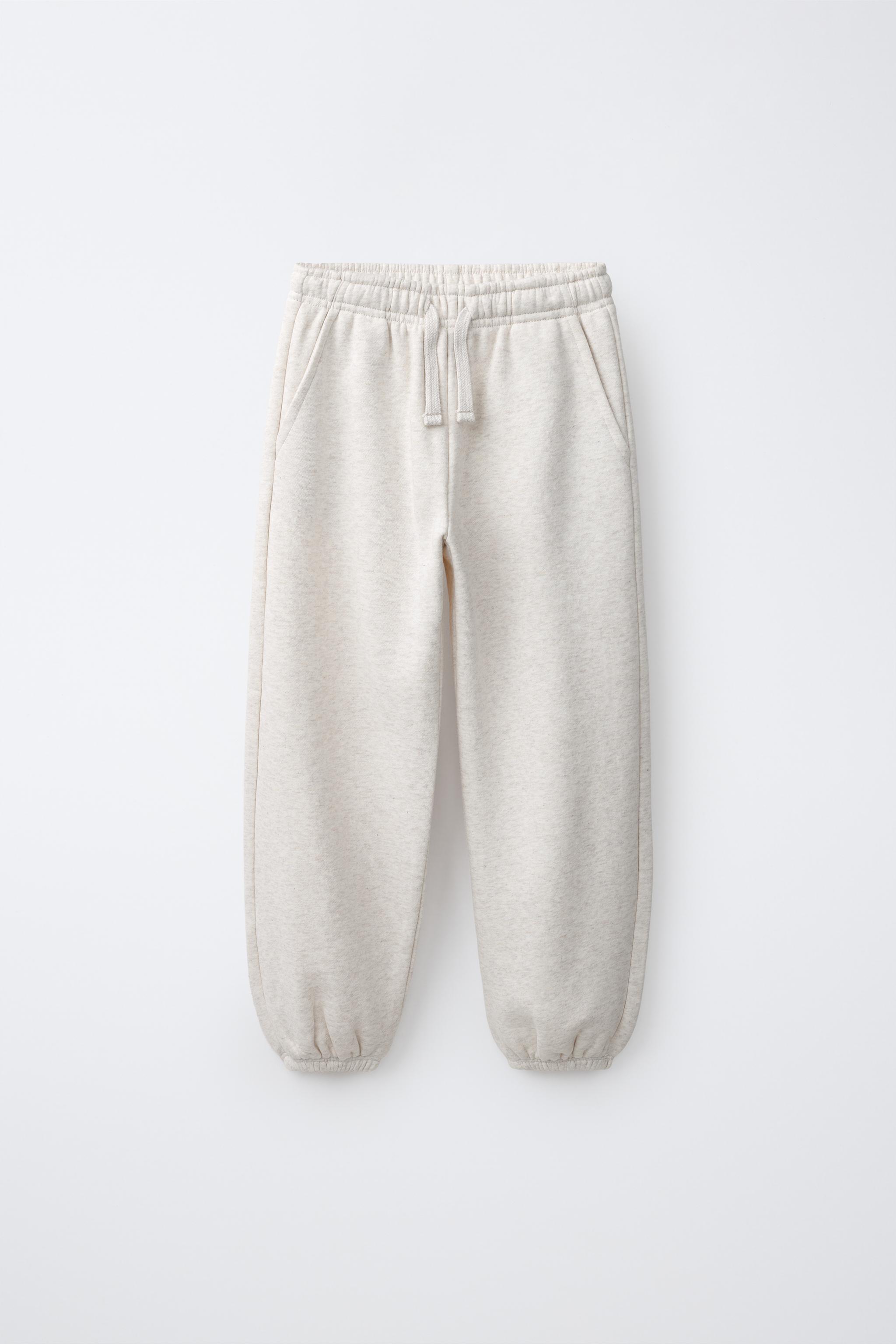 PLUSH JOGGING PANTS — Sand / Marl
