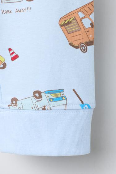 1 1/2-6 YEARS/ CAR PRINT PYJAMAS - Blue by Zara - Image 7