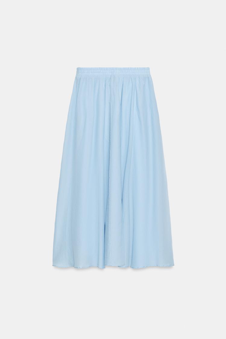 Falda midi en capas 8