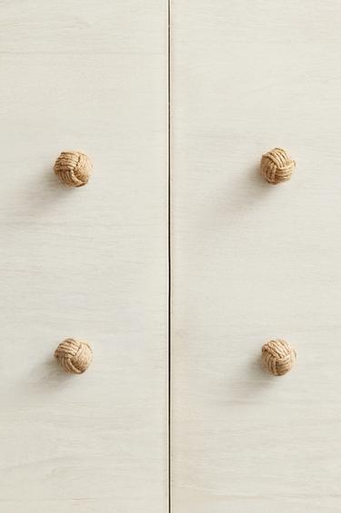 PACK OF MINI KNOT DOOR KNOBS (PACK OF 4) - Light beige by Zara - Image 6