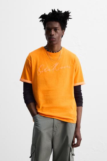 © OTIS KWAME KYE QUAICOE SIGNATURE T-SHIRT - Orange by Zara