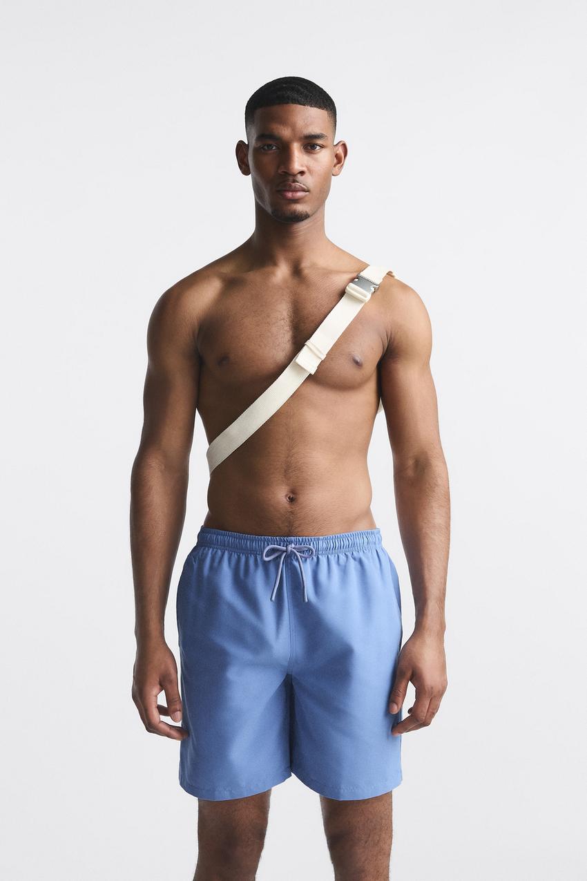 zara mens swim shorts