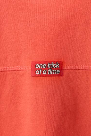 BEAR PRINT T-SHIRT - Orange by Zara - Image 3