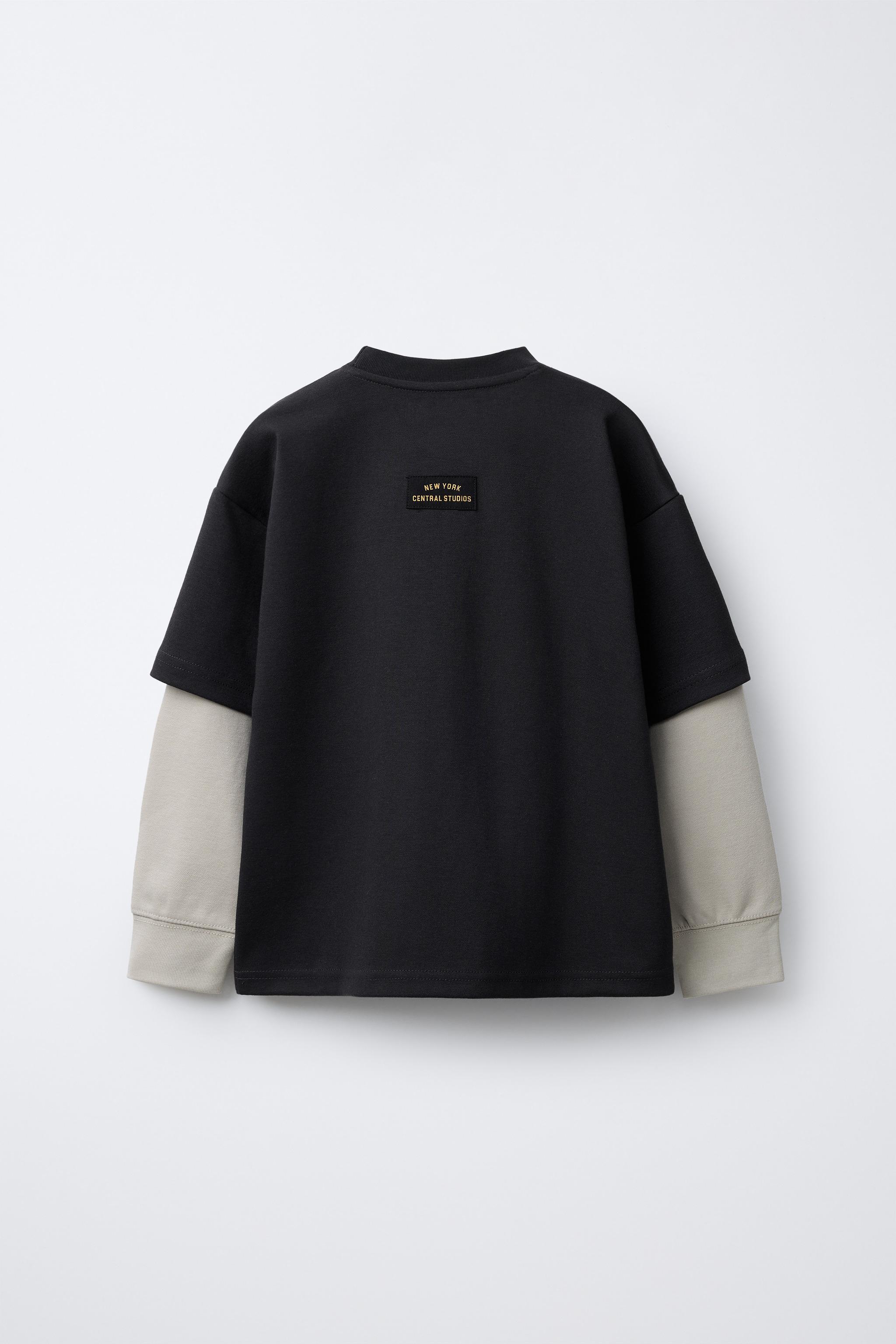 SWEAT DOUBLE MANCHE VARSITY INTERLOCK