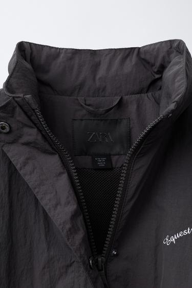 EQUESTRIAN WINDPROOF PARKA - Anthracite grey by Zara - Image 5