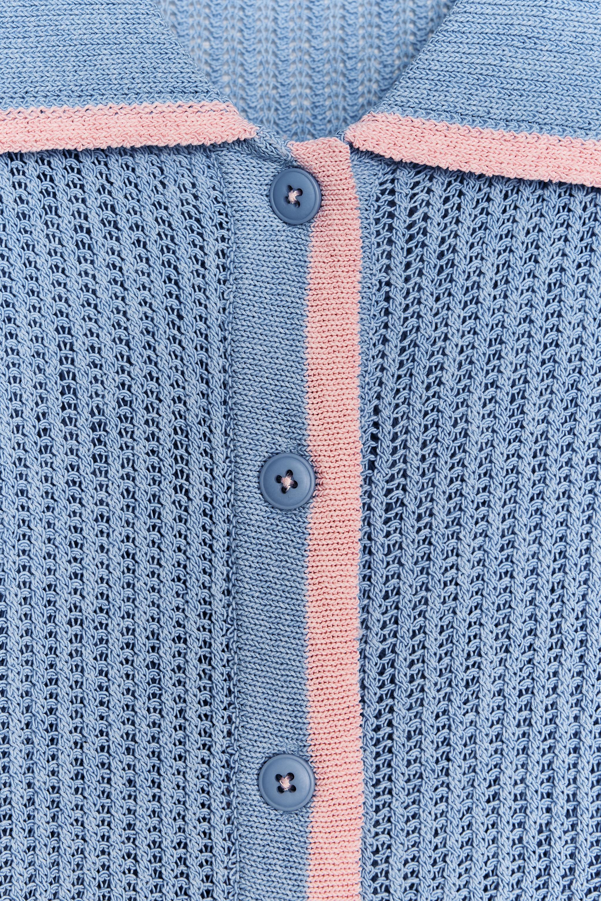 【ZARA】ニットポロジャケット 3920/260/306 ZARA】ニットポロジャケット 3920/260/306 ニットポロジャケット