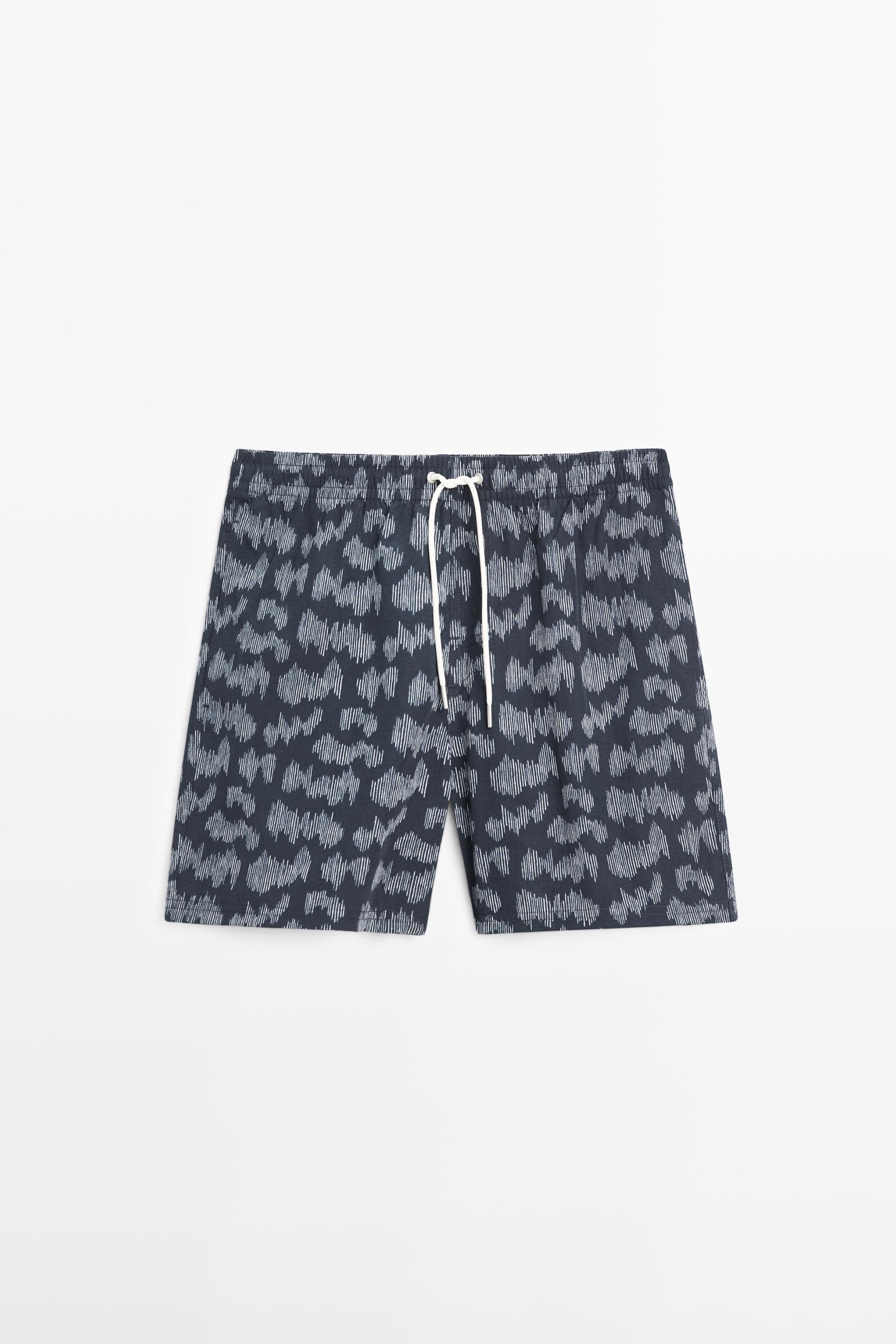 Short de bain imprimé