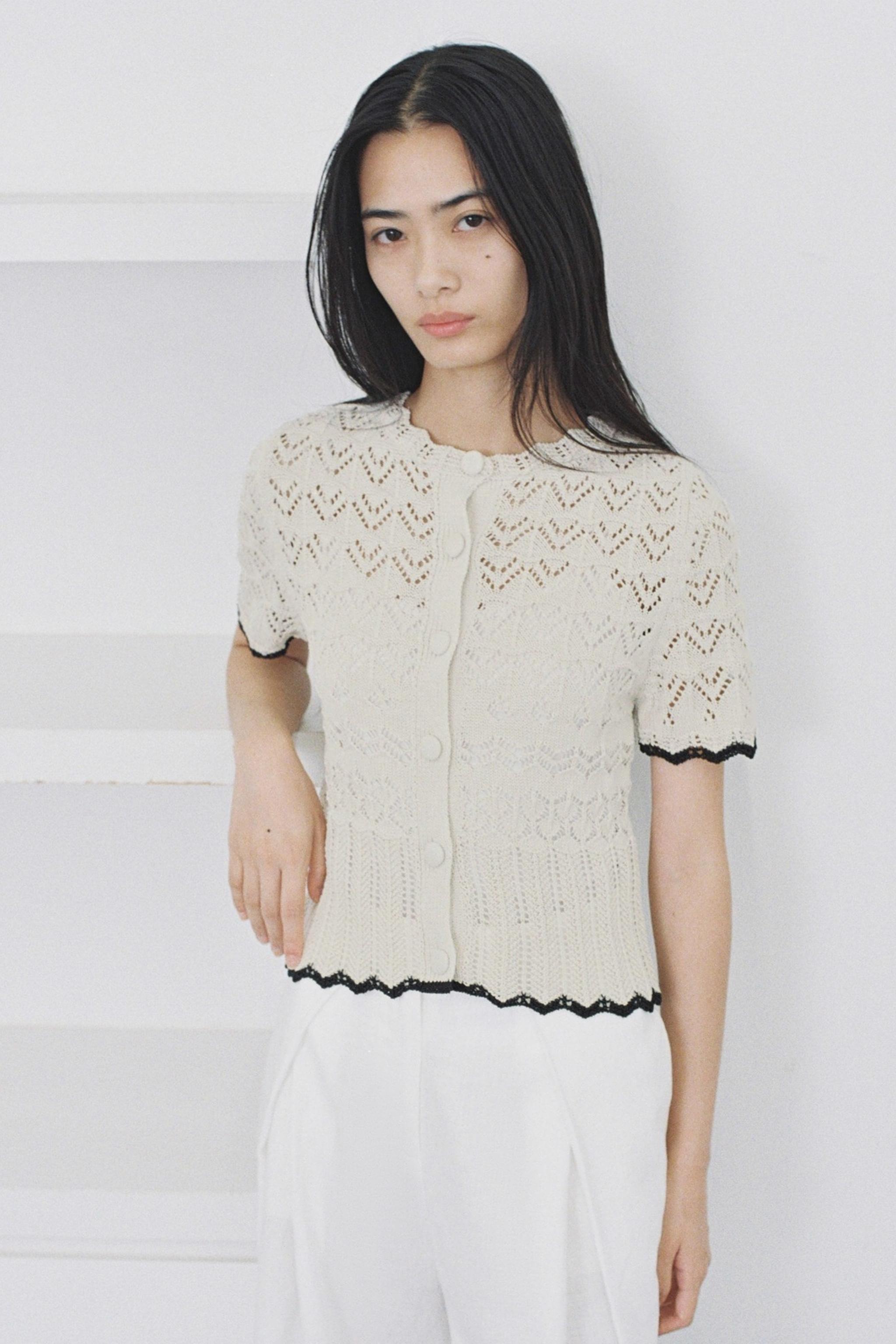 ZARA トップス　カーディガン ZARA】かわいすぎて一目惚れした…！3590円→2590円の「華奢見え