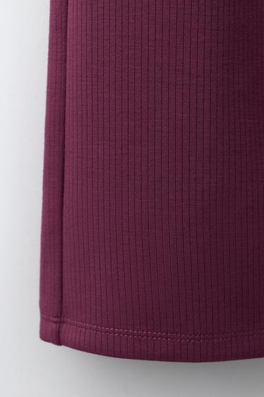PANTALON DE SPORT À JAMBES LARGES - Framboise de Zara - Image 3