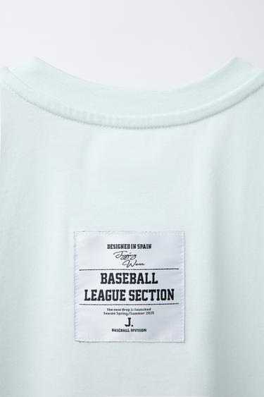 JOGGING SLOGAN T-SHIRT - Light green by Zara - Image 3