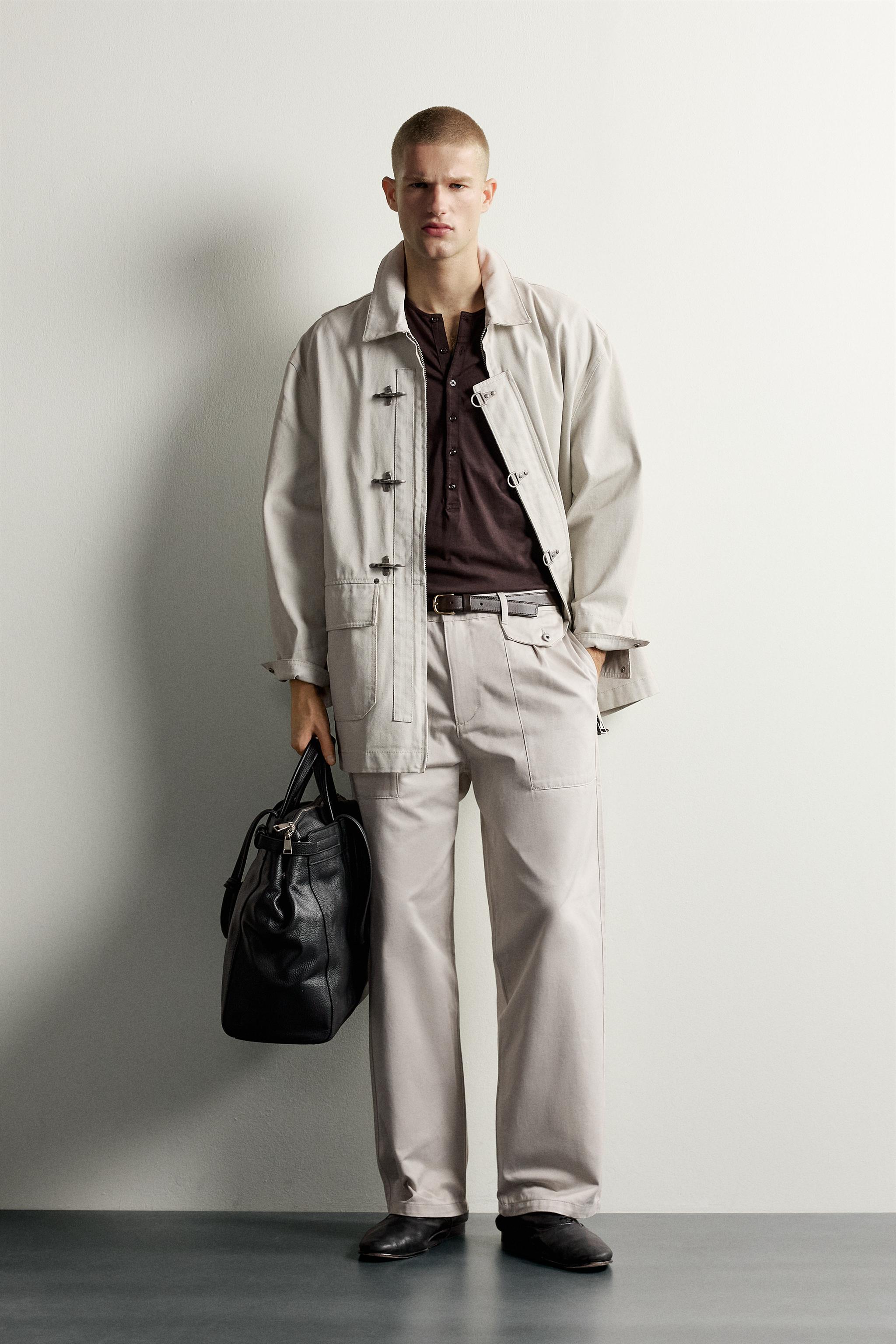 PARKA RELAXED FIT ALAMARES MÉTALLIQUES