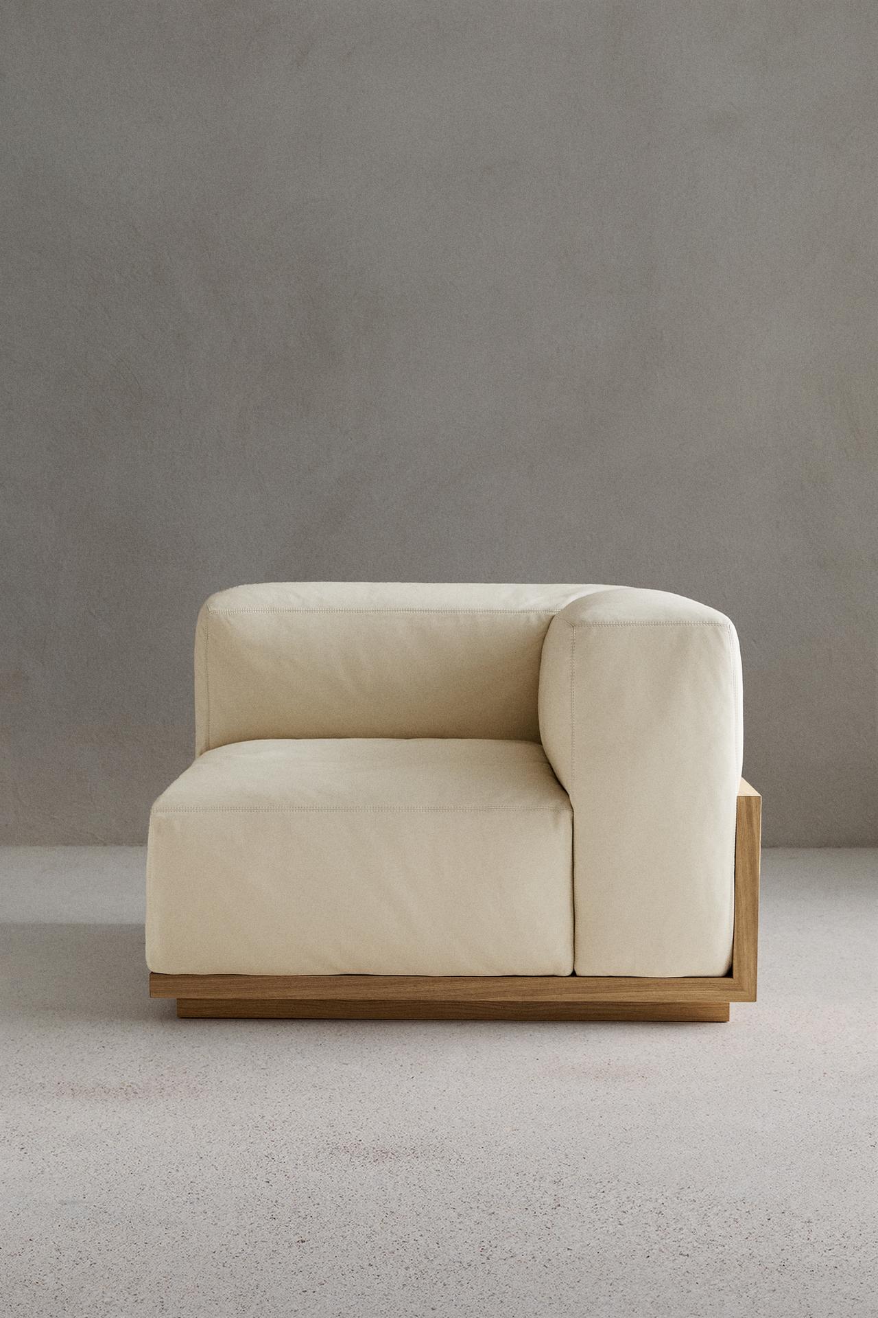 SOFA 02 | RIGHT CORNER MODULE — Ecru