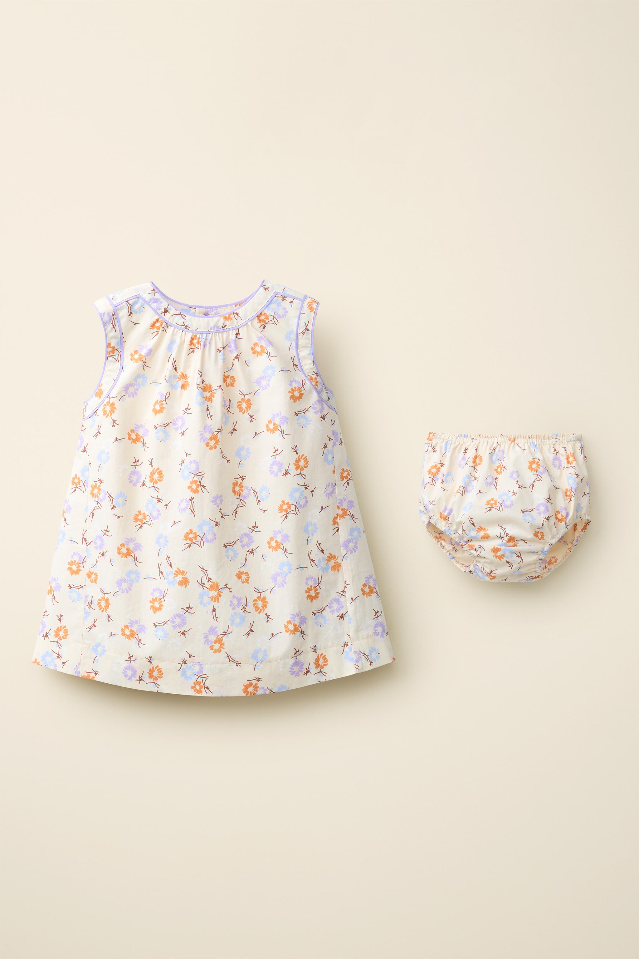 Детские платья Zara FLORAL DRESS AND BLOOMERS CREATED BY CARAMEL LONDON X