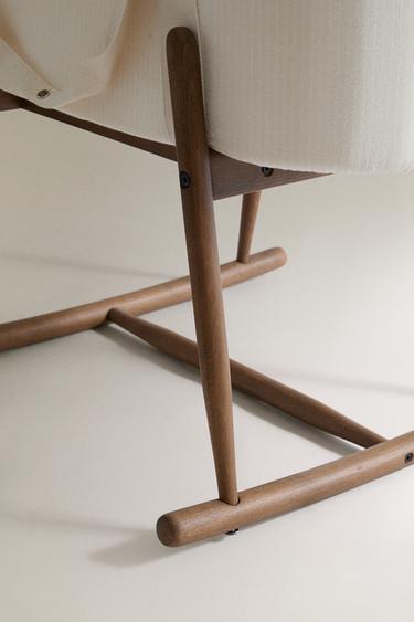 BEECH WOOD BABY MOSES BASKET | CHARLIE CRANE - Brown by Zara - Image 3