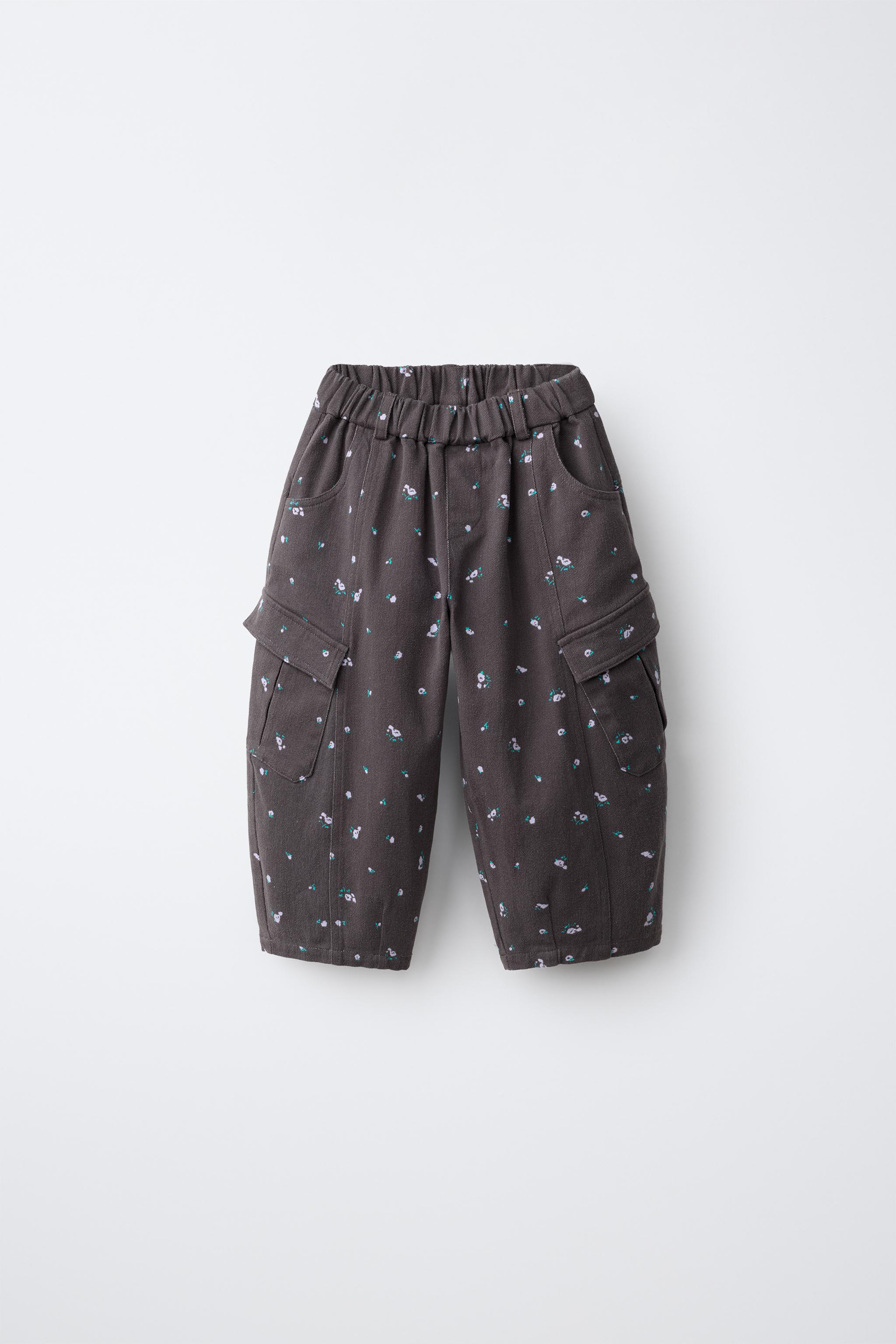 PANTALÓN CARGO ESTAMPADO FLORES