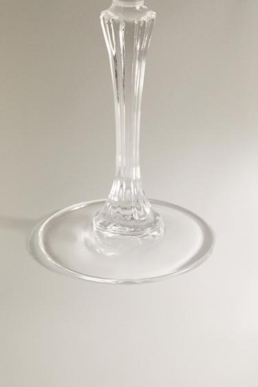 SPARKLING WINE FLUTE WITH RAISED DESIGN -  by Zara - Image 3