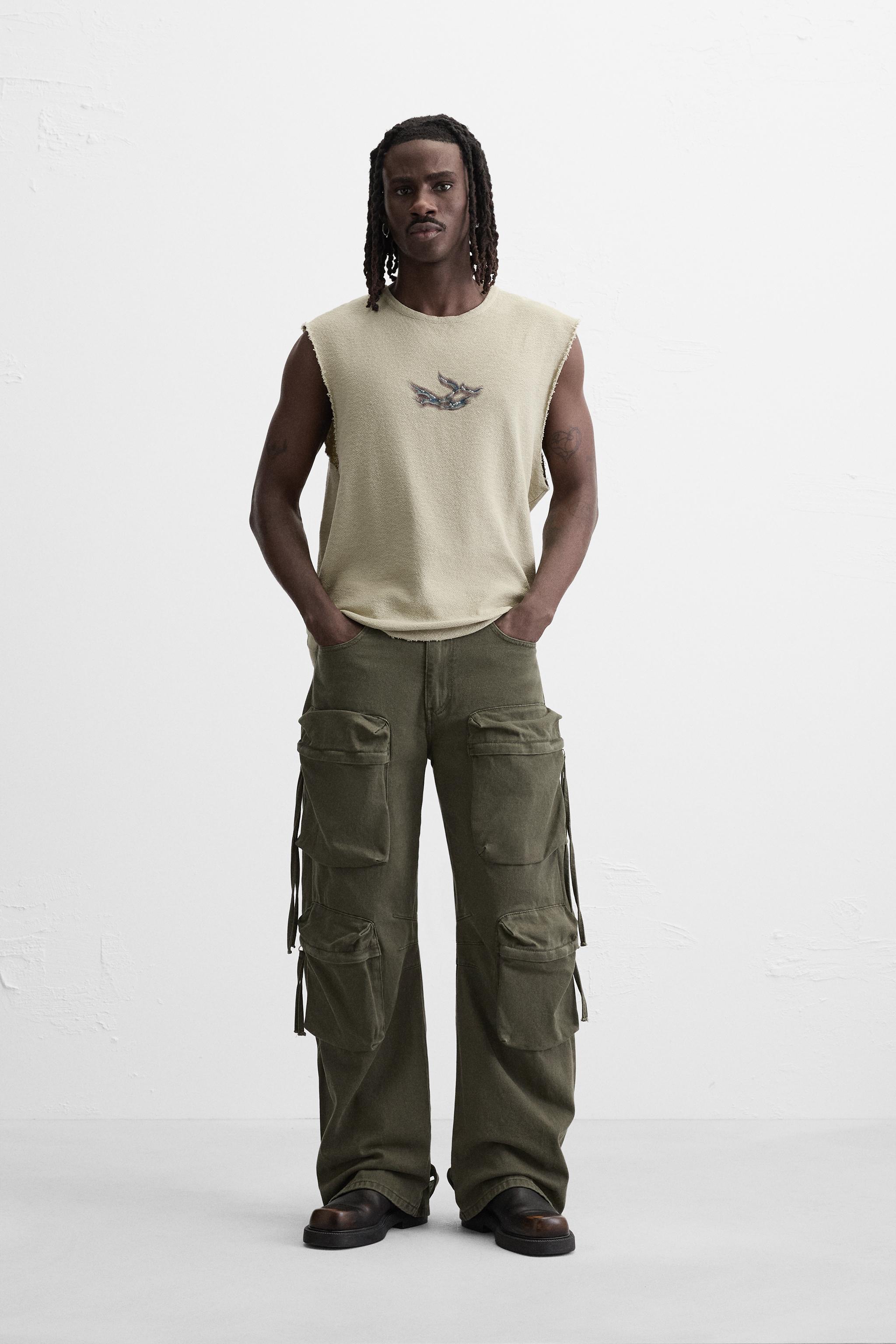 T-SHIRT EN MAILLE À IMPRIMÉ RELIEF