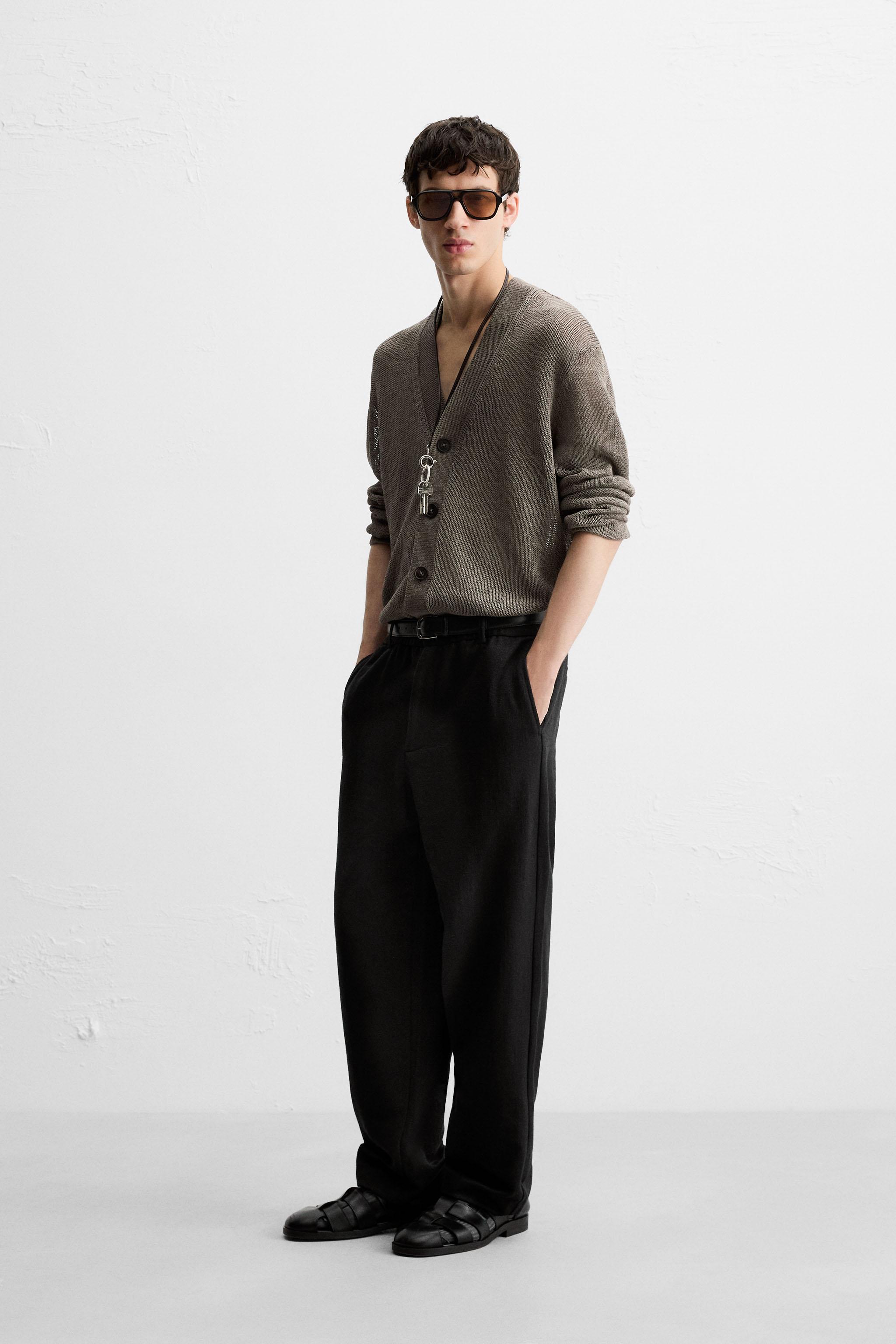 PANTALON REGULAR FIT STRUCTURÉ