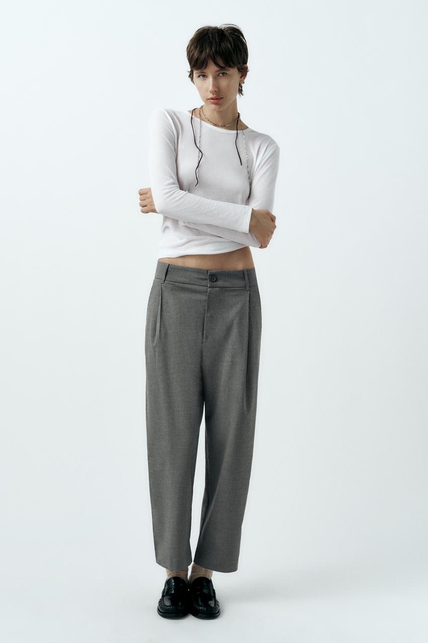 Zara Women Leather trousers 5479/241/800 (X-Small): Buy Online at Best  Price in UAE 