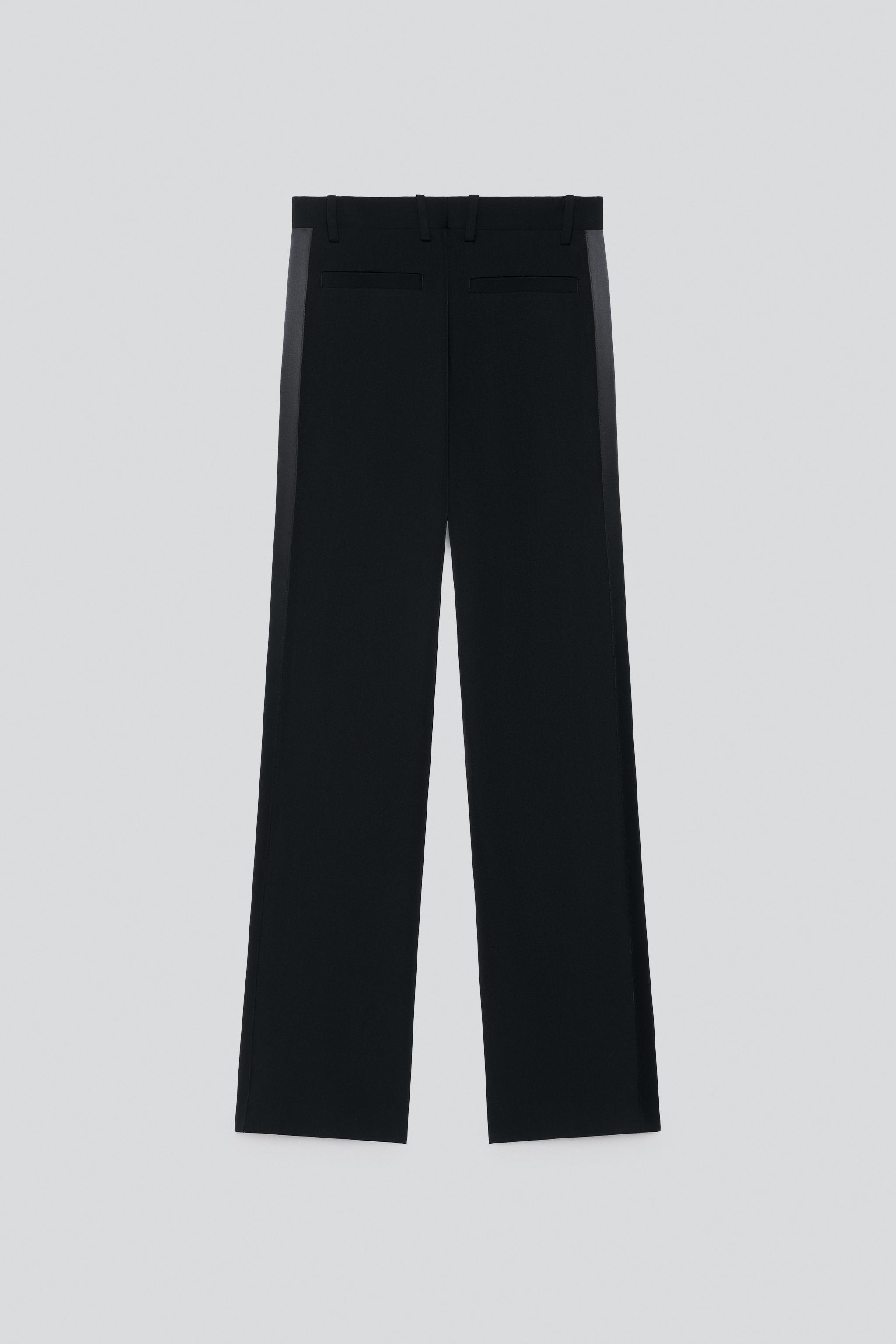 PANTALON DE COSTUME SMOKING 100% LAINE