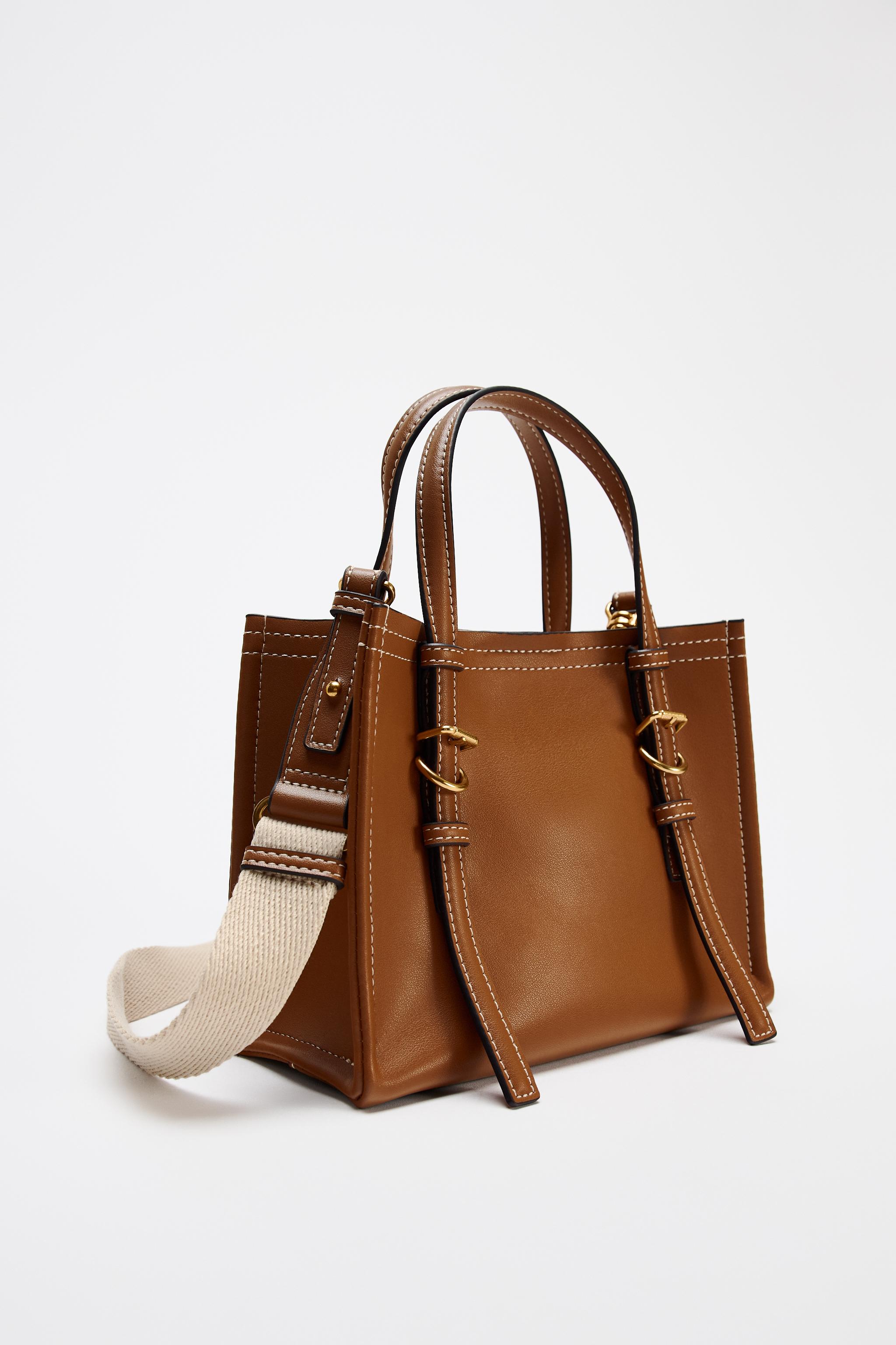 Minimalist mini tote bag zara sale