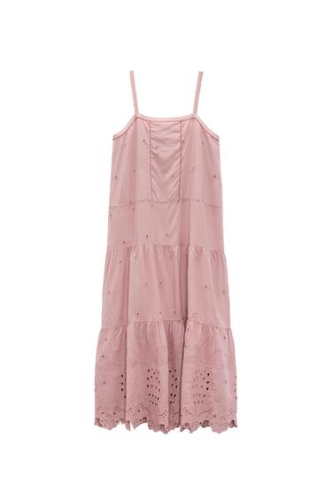 CUTWORK EMBROIDERY DRESS