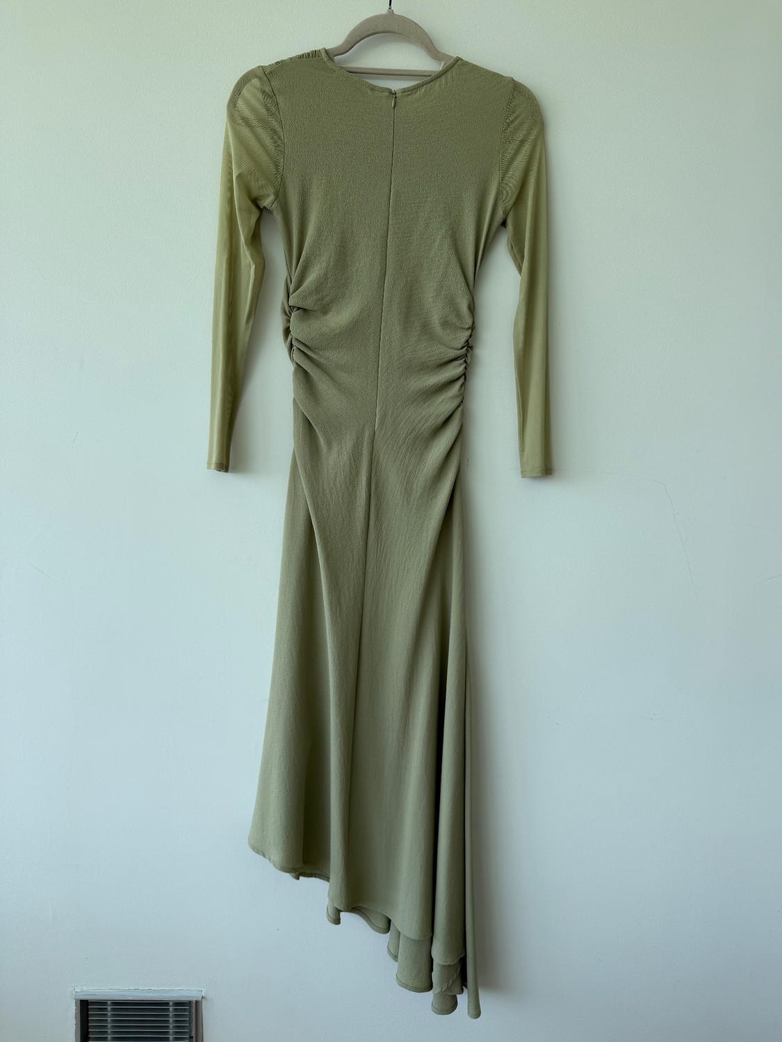 DRAPED MIDI DRESS - Image 5