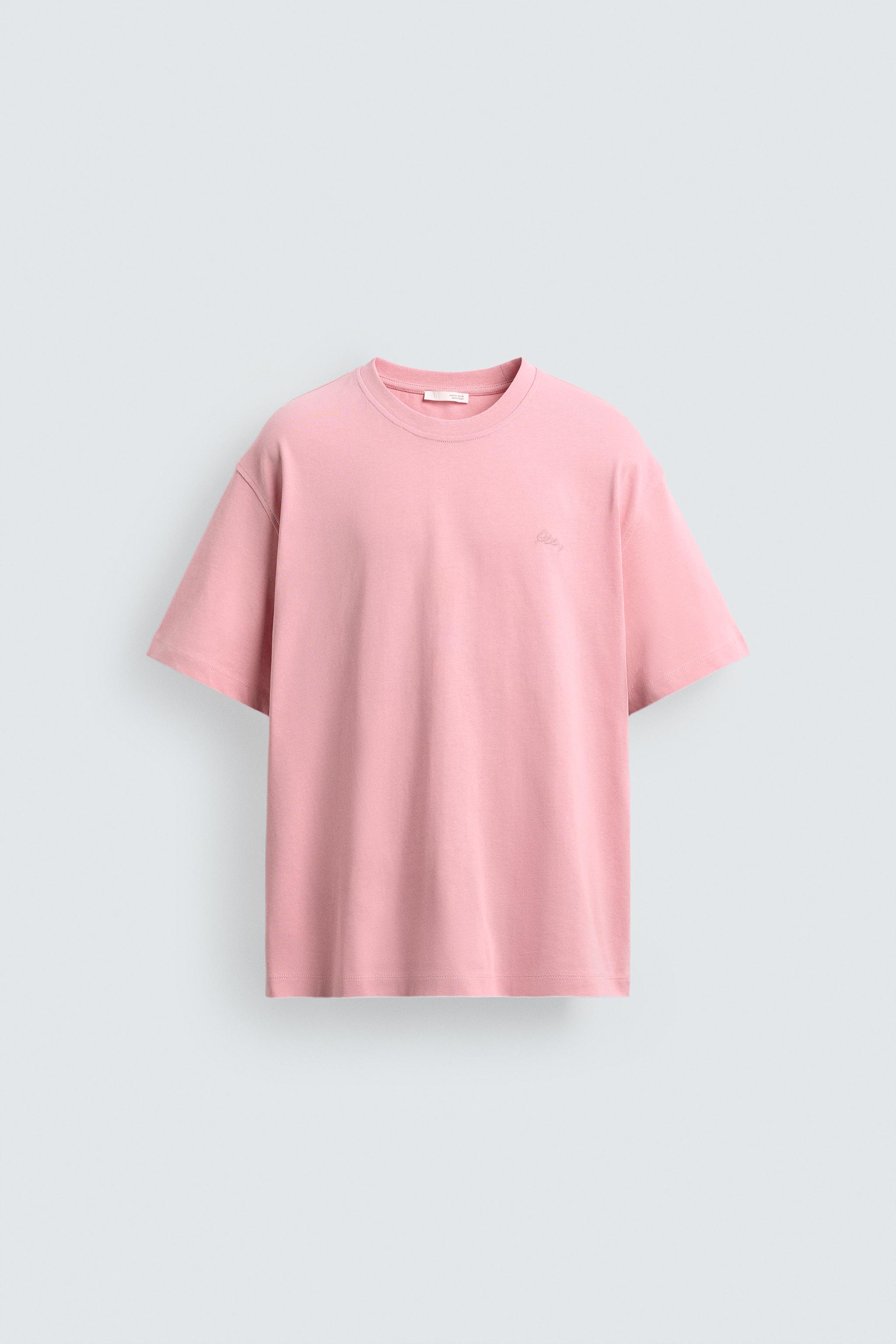 EMBROIDERED TEXT T-SHIRT