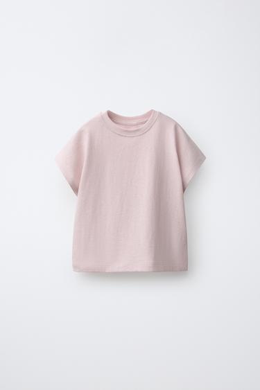 PLAIN T-SHIRT - Light pink by Zara