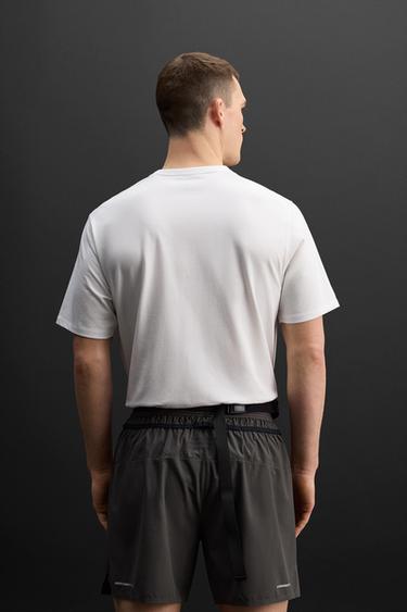 T-SHIRT ENTRAÎNEMENT RELAXED - Blanc de Zara - Image 2