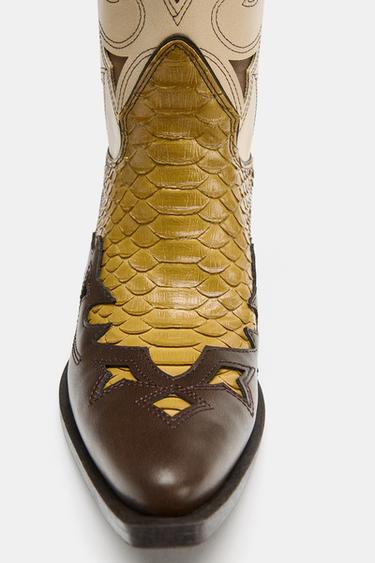 BOTTES COW-BOY COMBINÉES - Multicolore de Zara - Image 6