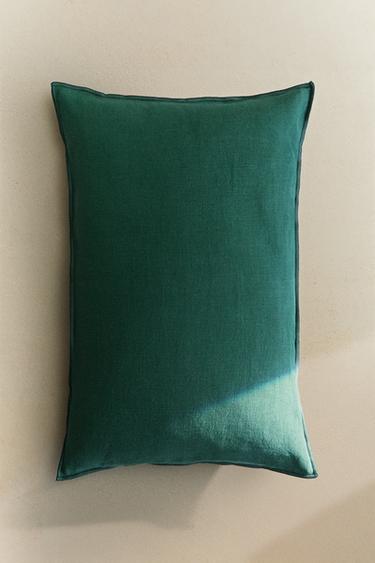 FEDERA CUSCINO OVERLOCK - Turchese di Zara