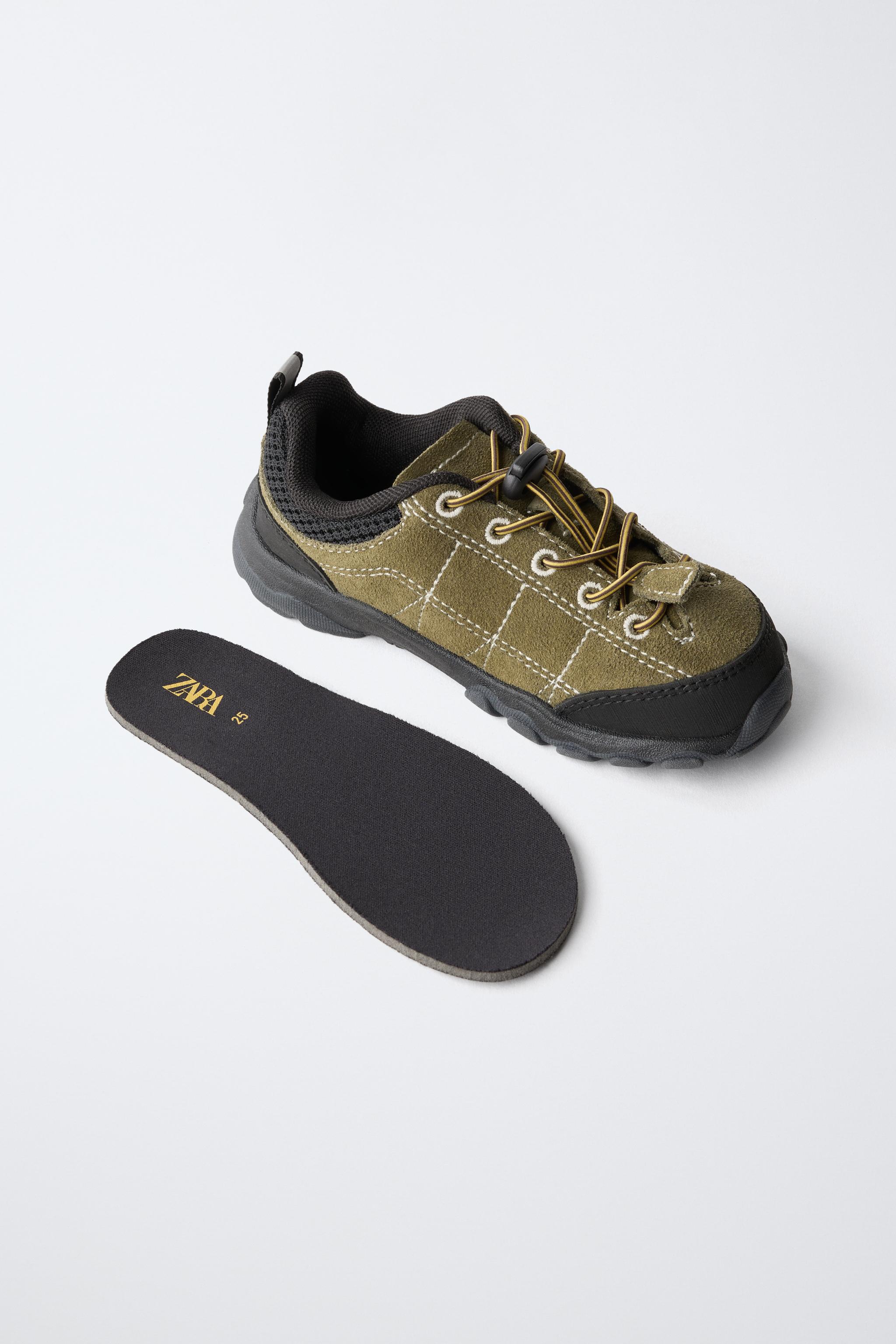BASKET BAREFOOT EN CUIR