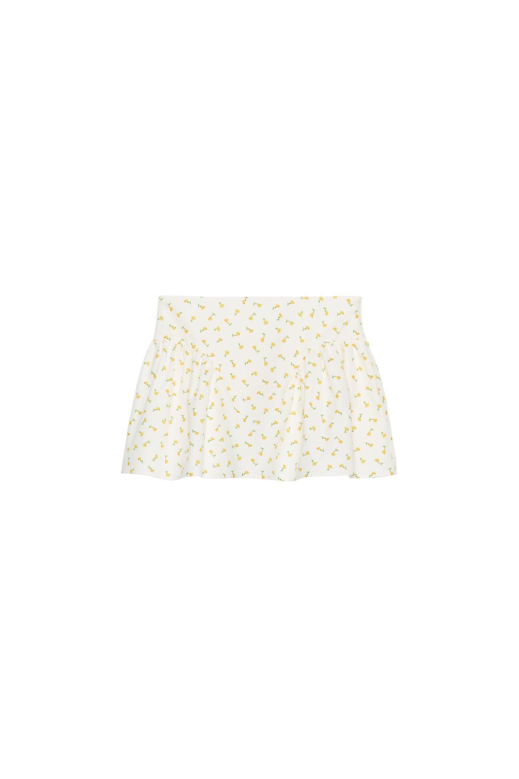 FLORAL POPLIN MINI SKIRT - image 3