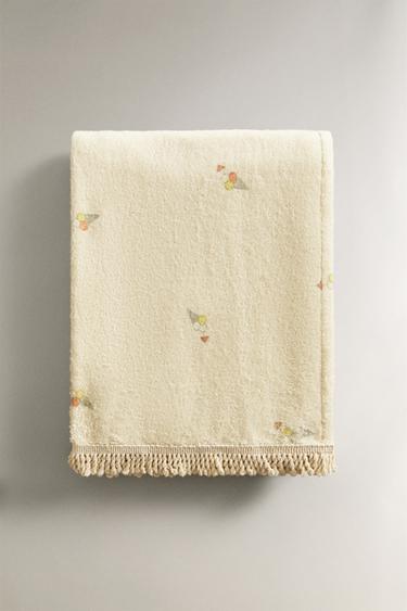 TOALLA PLAYA INFANTIL ALGODÓN HELADOS - Beige claro de Zara