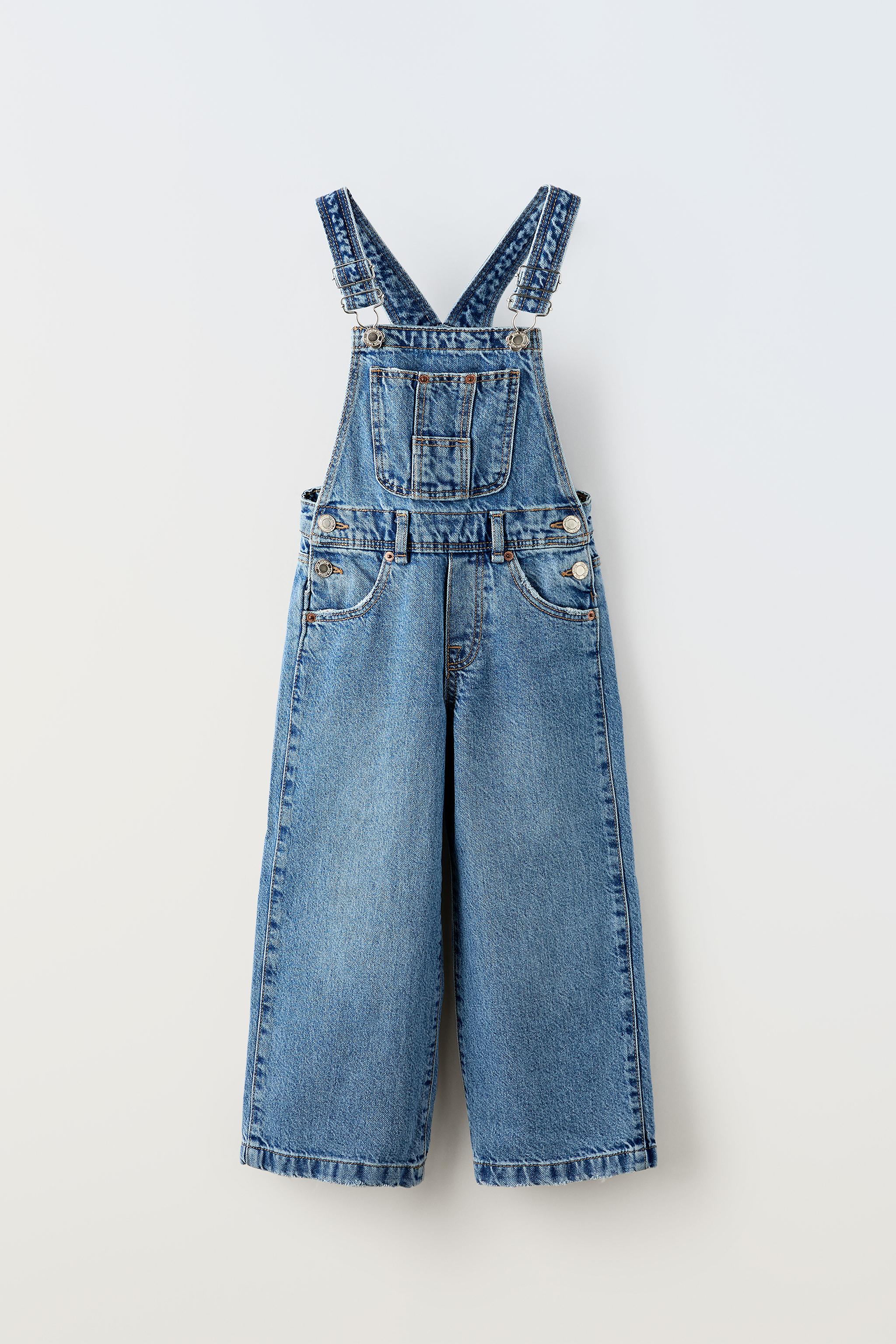 WIDE LEG OVERALLS - Blue | ZARA United States