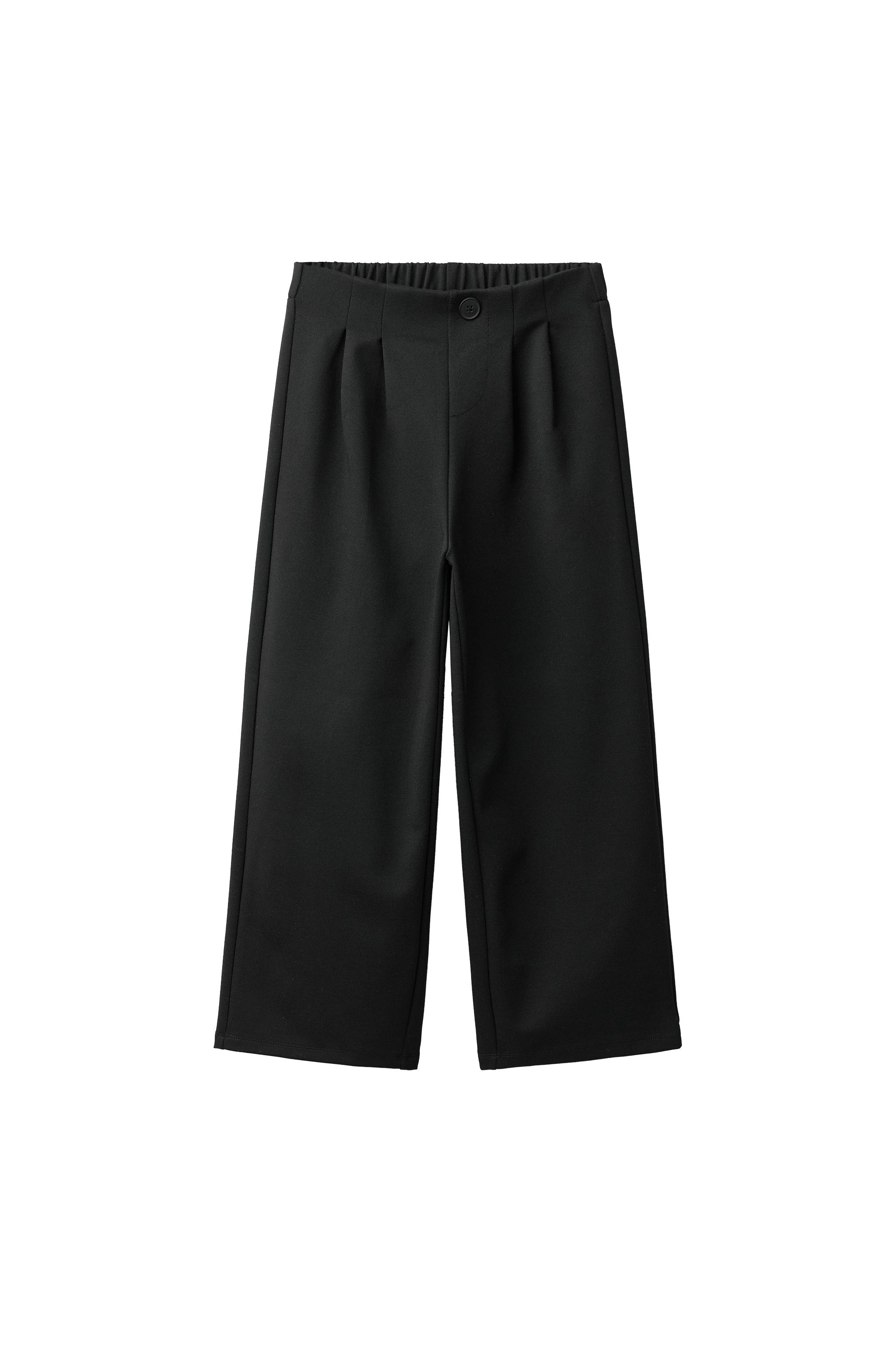 PANTALÓN WIDE LEG PUNTO ROMA PINZAS