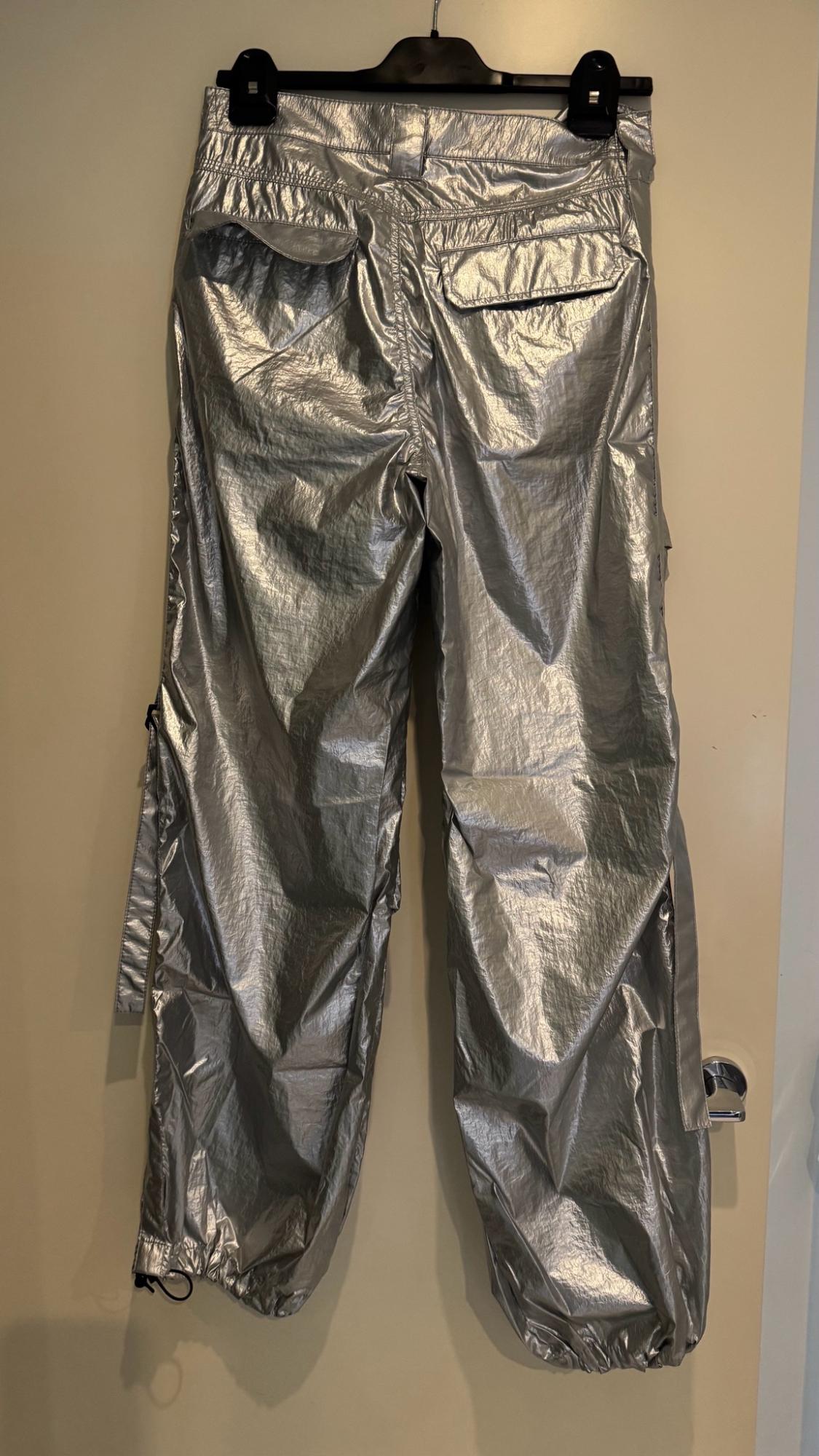 SHINY CARGO TROUSERS - Image 2