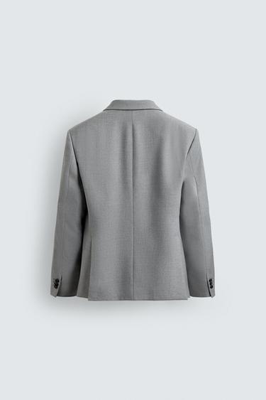 VESTE DE COSTUME CONFORT - Gris de Zara - Image 7