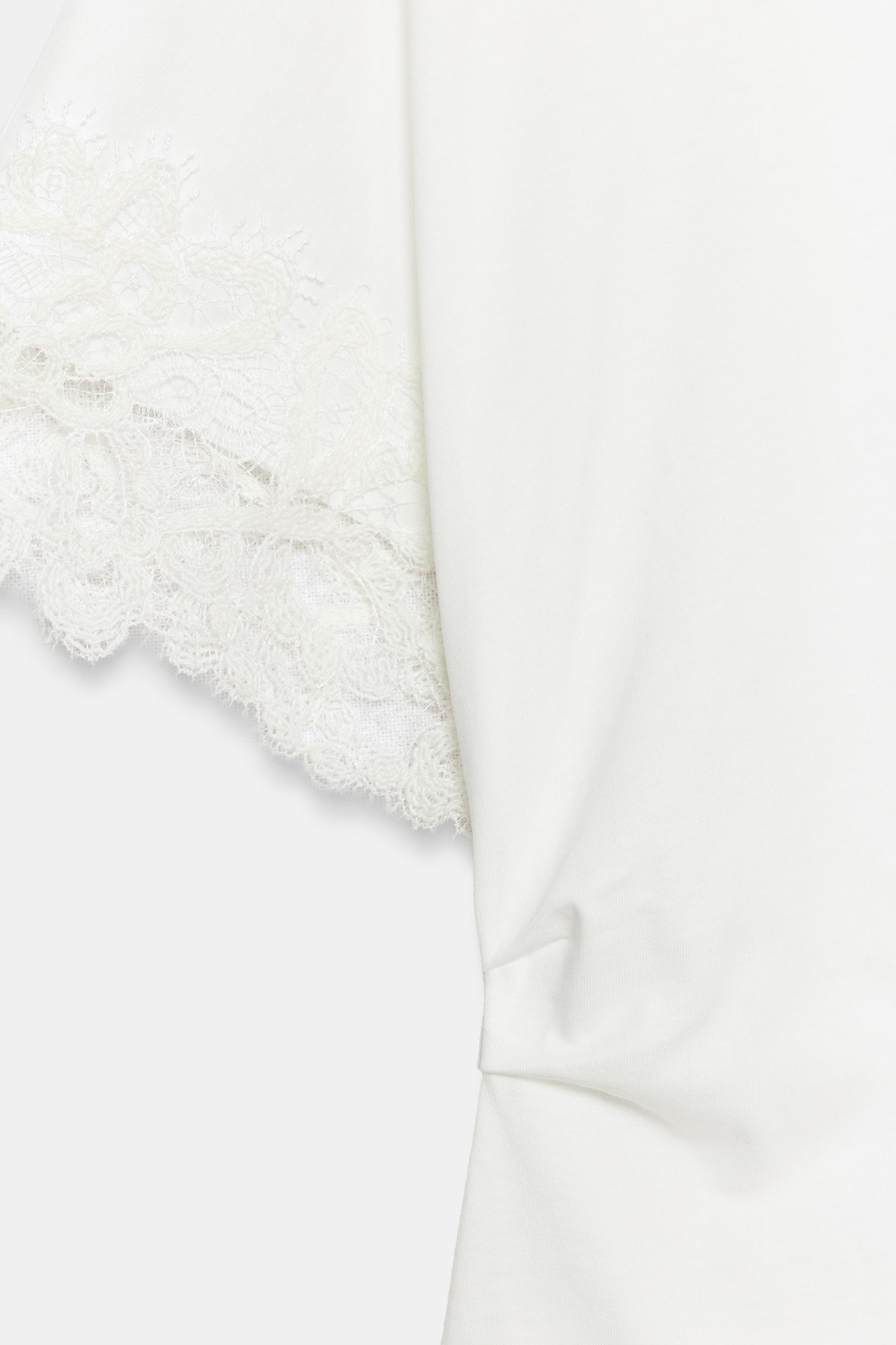 ASYMMETRIC LACE T-SHIRT thumbnail 8