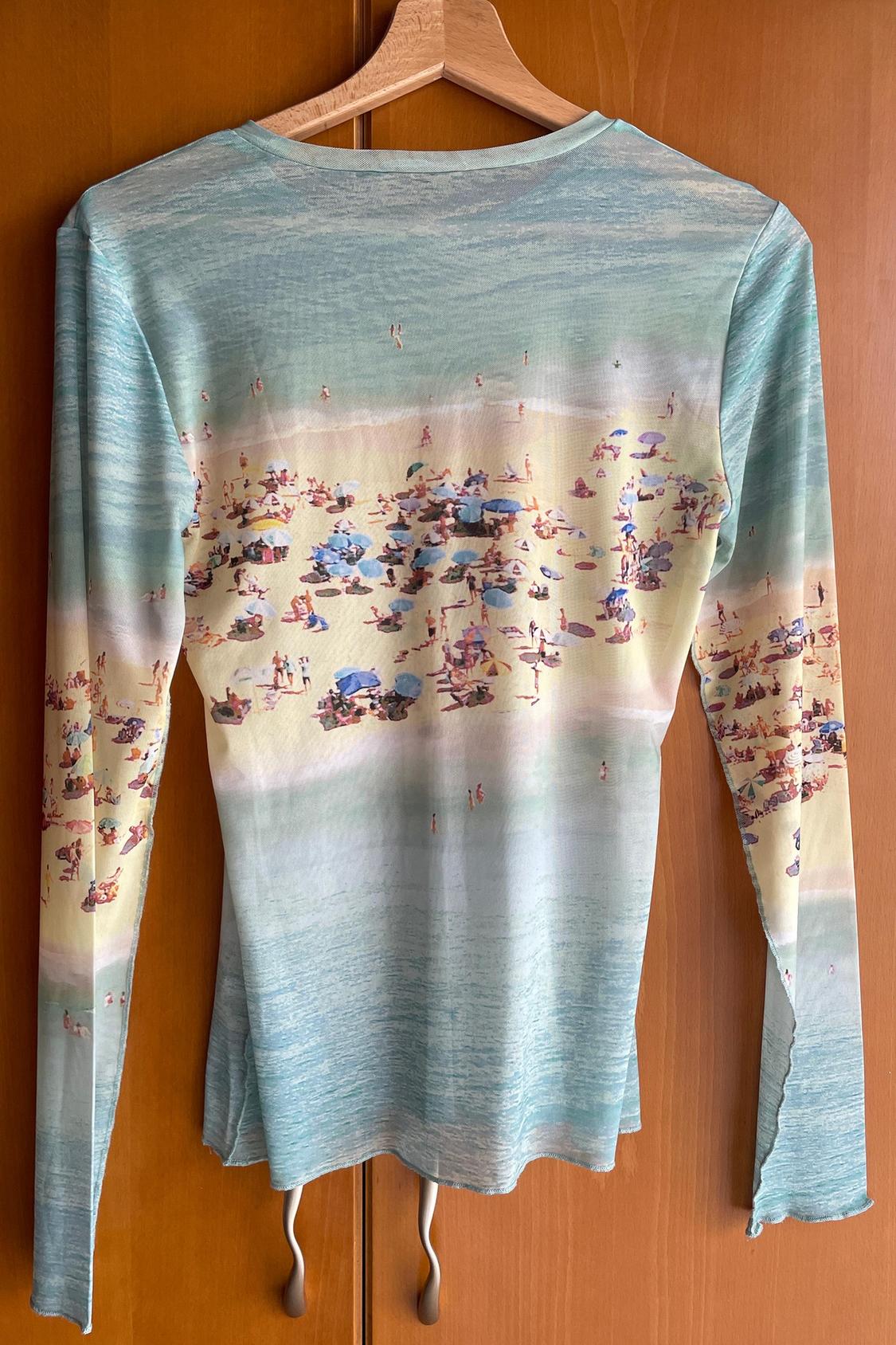 PRINTED TULLE TOP - Image 3
