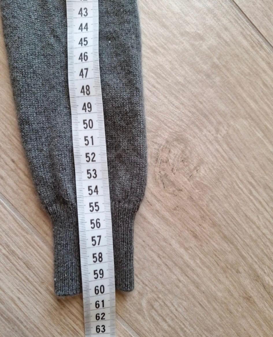 CARDIGAN GRIGIO/VERDE IN CASHMERE - Image 10