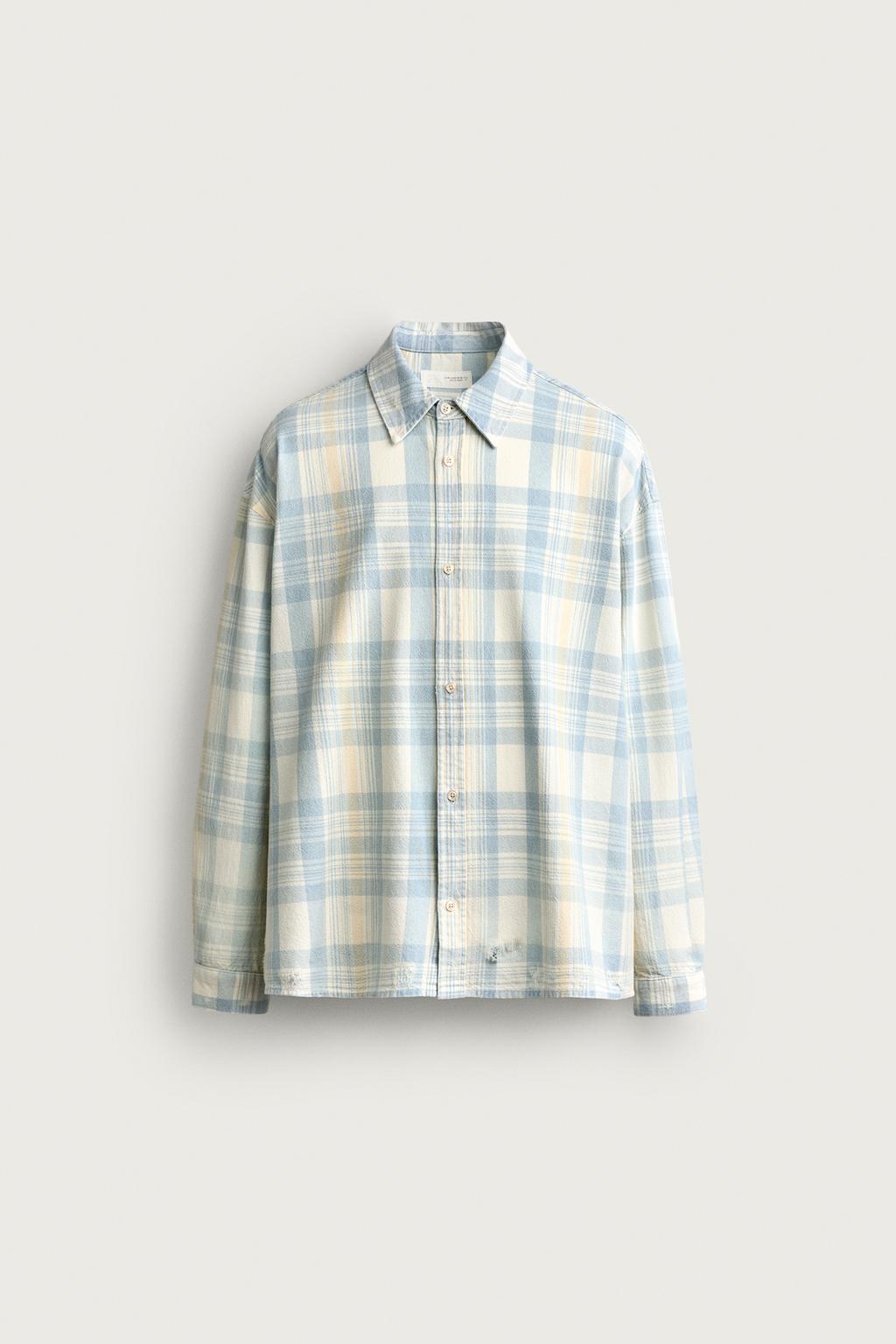 RELAXED FIT CHECK SHIRT