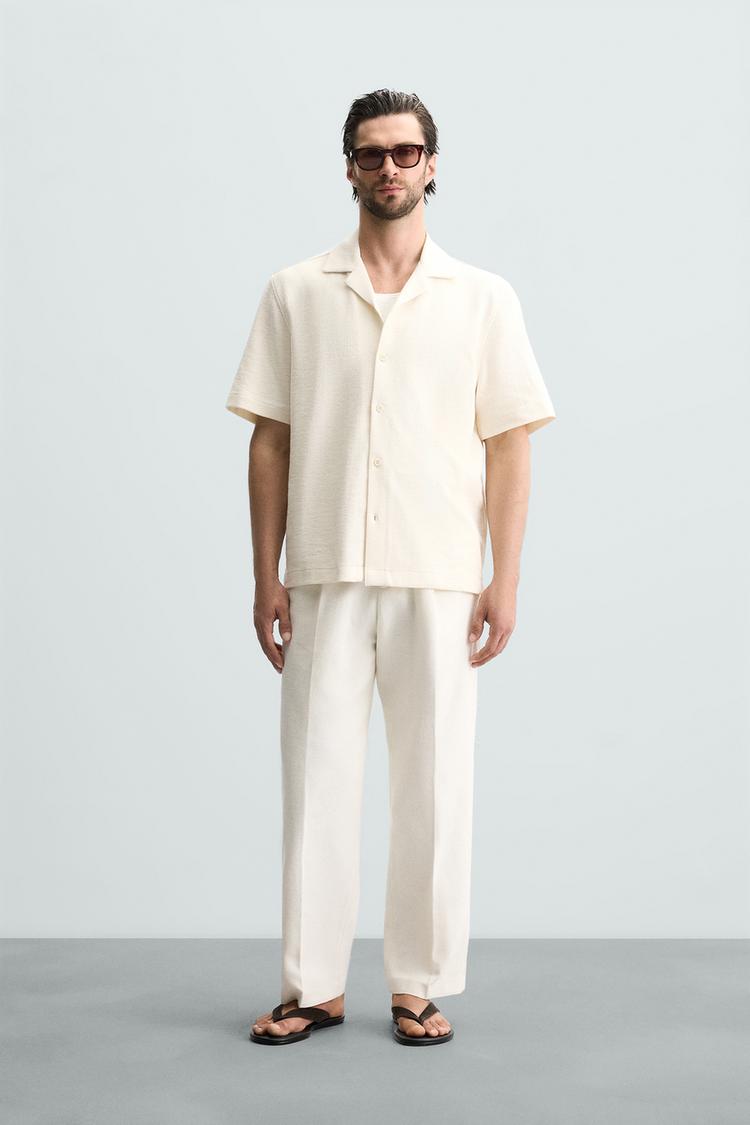 CAMISA ESTRUCTURA Crudo ZARA España