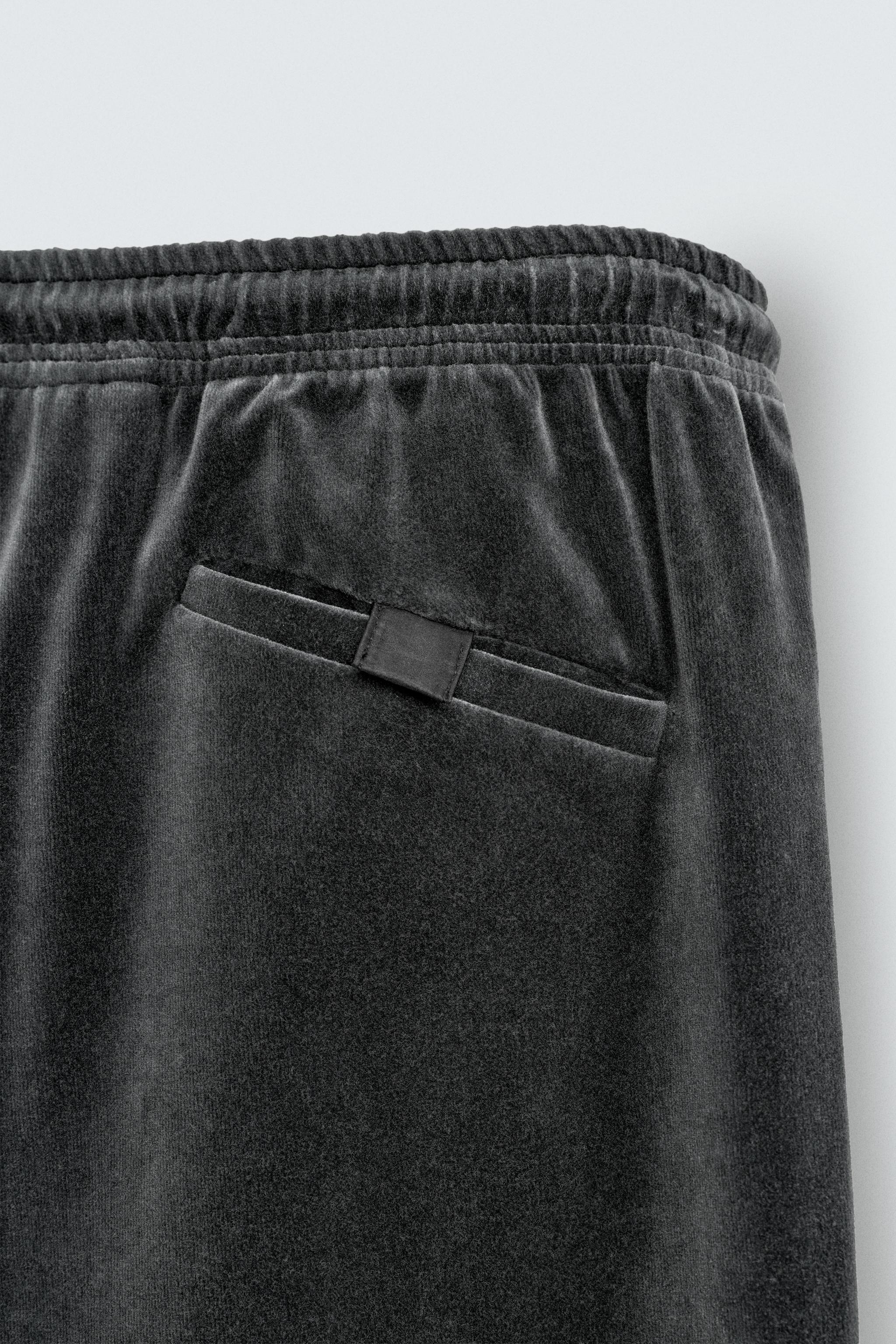 VELVET PANTS WITH BANDS X SR_A