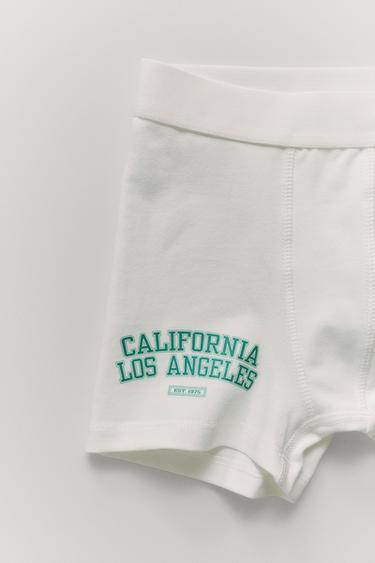 6-14 ANS/ LOT DE CINQ BOXERS INSCRIPTION - Multicolore de Zara